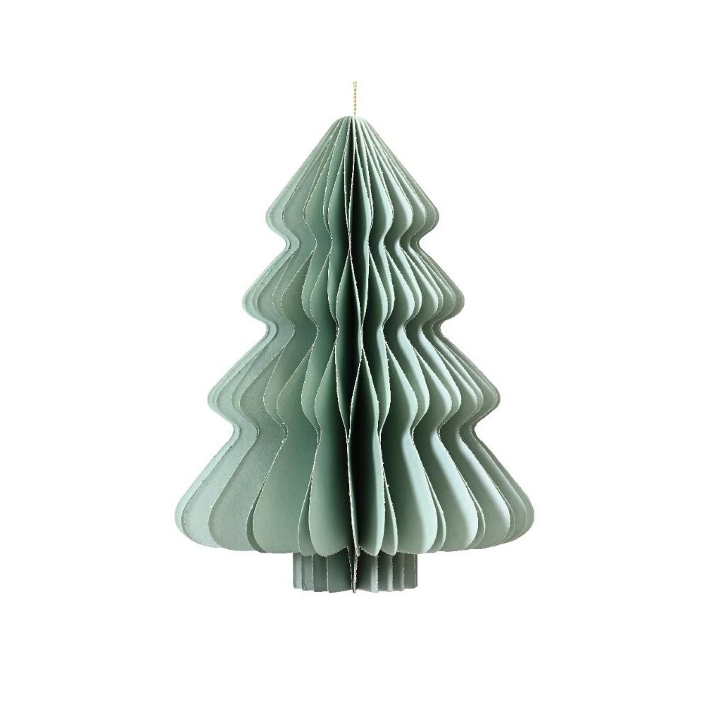 ALBERO CARTA AZZURRO H.20CM.